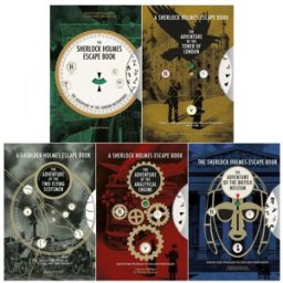 Ammonite Press Sherlock Holmes Escape Book 5 Books Collection Set (London Waterworks, British Museum, Analytical Engine, Tower of London, Two Flying Scotsmen)