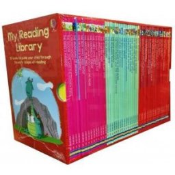 Usborne My Second Reading Library – 50 Books Box Set (Red) Early Reader Collection for Children Levelled Learning to Read Books
