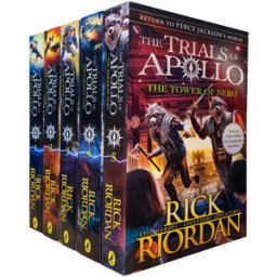 Penguin Rick Riordan Trials of Apollo Series 5 Books Collection Set - The Tower of Nero