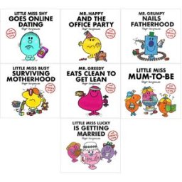 Egmont Mr Men And Little Miss for Grown Ups 7 Books Set By Roger Hargreaves