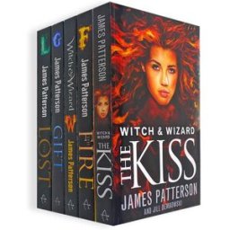 Cornerstone Witch & Wizard Series 5 Book Set by James Patterson – The Gift, Fire, Kiss, Lost & Original Collection