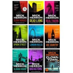 John Murray Press Slough House Thriller Series 1-9 Books Collection Set By Mick Herron (Slow Horses, Dead Lions, Real Tiger, Spook Street, London Rules, Joe Country, Sl