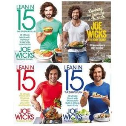 Bluebird Joe Wicks Lean In 15 Collection 4 Books Set Shift Plan Sustain Plan Shape Plan Cooking For Family ..