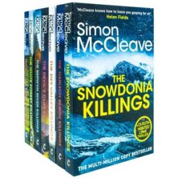 Canelo Crime ltd DI Ruth Hunter Series 1-7 Books Collection Set By Simon McCleave (The Snowdonia Killings, The Harlech Beach, The Dee Valley, Devil's Cliffs, The Berwy