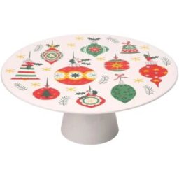 Dexam Ceramic Cake Stand - Baubles