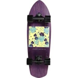 Landyachtz Pocket Knife Cruiser Skateboard (Botanical) - Purple;Yellow;Green - Size: 29.6
