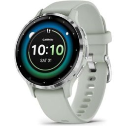 Garmin Venu 3S AMOLED GPS Smartwatch, Advanced Health & Fitness Features, Music Storage, Voice Functionality, Up to 10 Days Battery Life, Sage Grey, New