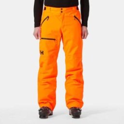 Helly Hansen Men's Sogn Insulated Cargo Ski Trousers Orange XL - Neon Orange - Male