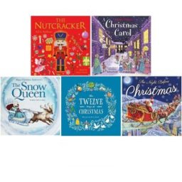 Imagine That Children’s Christmas Classics 5 Book Collection Set – The Nutcracker, A Christmas Carol, The Night Before Christmas & More Festive Kids Storybooks B