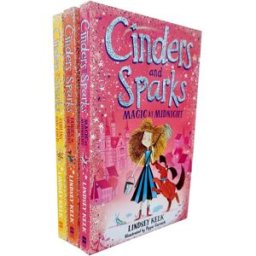 HarperCollins Publishers Lindsey Kelk Cinders and Sparks 3 Book Collection Set – Magic at Midnight, Fairies in the Forest & Goblins and Gold Children’s Fantasy Adventure Ser