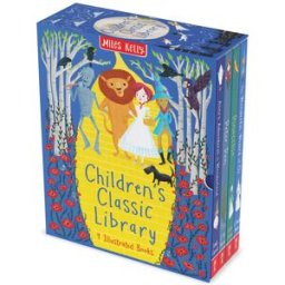Miles Kelly Publishing Ltd Children’s Classic Library 4 Book Slipcase Gift Set – Alice’s Adventures in Wonderland, Peter Pan, Pinocchio & The Wonderful Wizard of Oz Kids Class