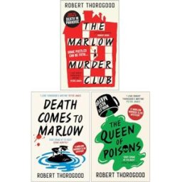 HQ Robert Thorogood The Marlow Murder Club Mysteries 3 Book Collection Set – The Marlow Murder Club, Death Comes to Marlow & The Queen of Poisons Cozy