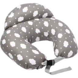 MomCozy Adjustable Pregnancy and Nursing Pillow 1 un. Grey + White