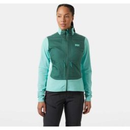 Helly Hansen Women's Versalite Hybrid Fleece Jacket Green L - Lagoon Green - Female