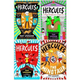 Scholastic Ltd Hercules Series 4 Books Collection Set By Tom Vaughan (The Diary of a (Sort of) Hero, A Hero's Journey (on a School Trip), Hero to Zero? and Hercules