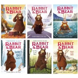 Hodder Children's Books The Rabbit and Bear Collection 6 Books Set by Julian Gough (This Lake is Fake!, Rabbit's Bad Habits, The Pest in the Nest, Attack of the Snack, A Bite