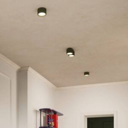 Ceiling Light RIBLA SOLLUX LIGHTING, dimmable, Green, Living / Dining Room, Aluminium, Ceiling Light
