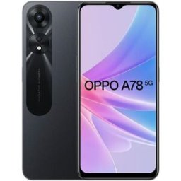 Oppo A78 5G (128GB/4GB RAM) – Glowing Black: High-Speed Productivity and Refined Aesthetics, Used - Very Good