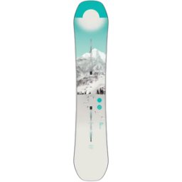 Burton Feelgood Flying V Women's Snowboard (Blue) - Blue;White - Size: 142cm