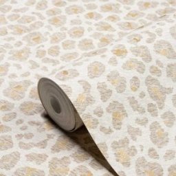 Kenzie Cream Leopard Print Wallpaper