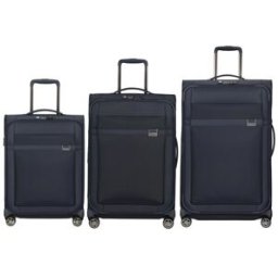 Samsonite Airea 3 Piece Spinner Suitcase Set - Navy