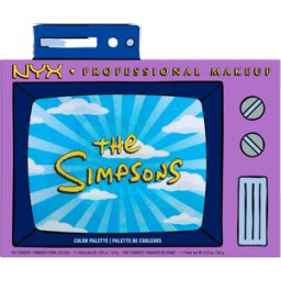 NYX Professional Makeup The Simpsons Family Mania Vibrant Eyeshadow Palette 1 un.