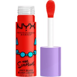 NYX Professional Makeup The Simpsons Saucy Sisters' Fat Cheeks Juicy Liquid Blush 8mL Snarky Scarlet