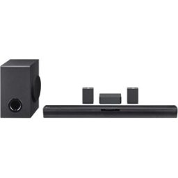 LG SQC4R 4.1 Soundbar with Wireless Subwoofer & Surround Speakers, New