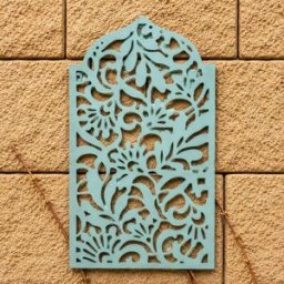 Sage Green Garden Wall Art Plaque - 30cm x 50cm Material: Garden