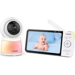 VTECH RM5755HD 5" LCD Screen Smart Video Baby Monitor - White, New