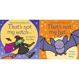 Usborne That's not my Witch and That's not my Bat by Fiona Watt (Halloween 2 Books Collection Set)