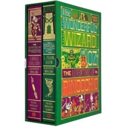 Harper Design The Wonderful Wizard of Oz and The Adventures of Pinocchio - Minalima Edition 2 Books Collection Set Illustrated with Interactive Elements