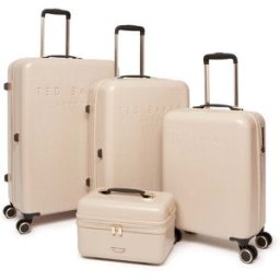 Ted Baker Icon Case 4 Piece Luggage Set - Putty