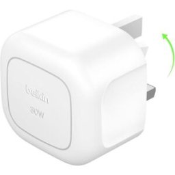 Belkin BoostCharge Compact Wall Charger 30W USB-C PD - White