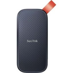 Sandisk Portable SSD 1TB (Read speeds up to 800 MB/s, USB 3.2 Gen 2, NVMe Solid State Performance, Updated firmware, fastening loop made of durable rubber) Grey