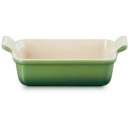 Le Creuset Stoneware Heritage 19cm Rectangular Deep Dish - Bamboo Green