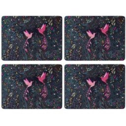 Sara Miller London India Set of 4 Placemats - Hummingbird