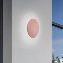 Aria M LED wall light, brick red, aluminium, Ã˜ 18 cm Nowodvorski Lighting, Red, Aluminium, Wall Light