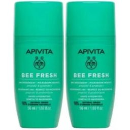 Apivita Bee Fresh Deodorant 50ml x 2