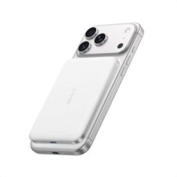 Anker Nano Power Bank 5,000mAh Ultra-Slim Magnetic Wireless Charger 15W Fast MagSafe-Compatible White
