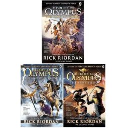 Puffin Heroes of Olympus Graphic Novels 3 Books Collection Set by Rick Riordan (The Lost Hero, The Son Of Neptune, The Mark of Athena)