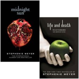 Atom Stephenie Meyer Twilight Saga Series 2 Books Collection Set (Midnight Sun, Life and Death)
