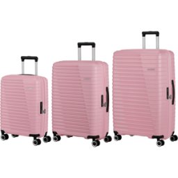 American Tourister Roadrush 3 Piece Suitcase Set - Soft Rose
