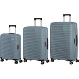 American Tourister Roadrush 3 Piece Suitcase Set - Misty Blue