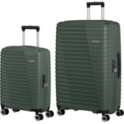 American Tourister Roadrush 2 Piece Suitcase Set - Olive Green