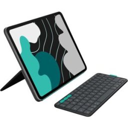 Logitech Flip Folio Keyboard Case – iPad Pro 13" (M4) & iPad Air 13" (M2/M3), Bluetooth, UK Layout, Graphite, Used - Like New