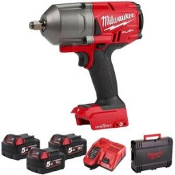 Milwaukee M18ONEFHIWF12-503X 18V FUEL 1/2" Impact Wrench Kit, New