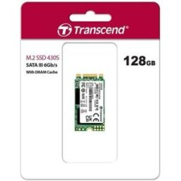 Transcend MTS430S 128GB M.2 2242 SATA III Internal SSD – 3D TLC NAND with DRAM Cache (TS128GMTS430S), New