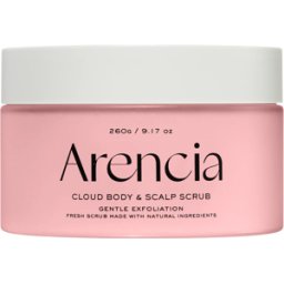 Arencia Cloud Body and Scalp Gentle Scrub Lavender and Pear 260g