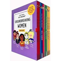 Frances Lincoln Children's Books ltd Little People, Big Dreams Groundbreaking Women and Trailblazing Women 10 Books Collection Box Gift Set (Malala Yousafzai,Ruth Bader Ginsburg,Michelle